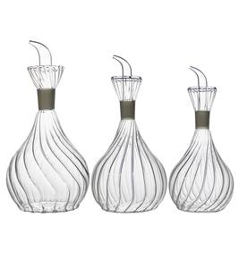 Fabricant <span class=keywords><strong>Pot</strong></span> de <span class=keywords><strong>vinaigrette</strong></span> en verre à haute teneur en borosilicate Bouteille <span class=keywords><strong>Pot</strong></span> de soja Assaisonnement scellé <span class=keywords><strong>Pot</strong></span> d'huile en verre à rayures - Product Image 1