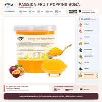 Bolas de Jugo Explosivas de Durazno y Maracuyá, 2.8kgx6/Caja, Adorno para Té de Burbujas para Tiendas, Bares de Jugos y Cafeterías, OEM