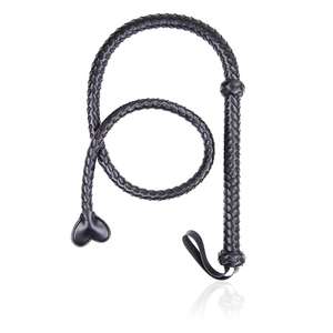 Moglovers Bondage Rood Pu Lederen Zweep Leren Paard Zweep Slavin Zweep Voor Vrouwen - Product Image 1