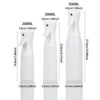 Botella de Spray Continuo para Detallado de Autos, 500 ml, Alta Presión, a Prueba de Fugas, Forma de Cilindro de PP/PET, Pulverizador Blanco con Gatillo