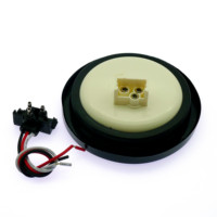 12V 24V 4 pouces rond rouge camion remorque feux arrière feux arrière feu de freinage avec certification DOT SAE
