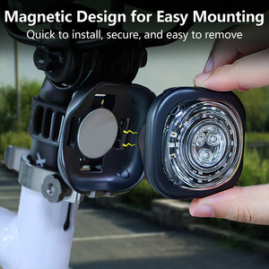 Luces Delanteras y Traseras Inteligentes Inalámbricas para Bicicleta ABS, 300LM, 6 Modos, Recargables por USB, Luz de Freno, Señal de Giro, Resistentes al Agua IPX5 - Product Image 5