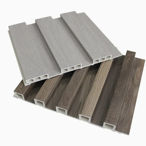 Panneaux muraux intérieurs à prix d'usine, imperméables, ignifuges, en WPC, design luxueux, à lattes cannelées - Product Image 2