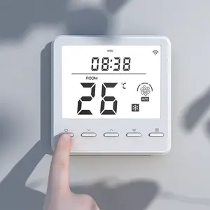 Isıtma ve soğutma sıcaklık kontrolü fan coil ünitesi termostatı ile akıllı termostat