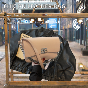 Bolso Bandolera de Piel Sintética Vintage para Mujer, Estilo Moderno, con Correa Única, Cierre de Cremallera, Patrón Geométrico, Portátil y Pequeño - Product Image 2