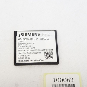 การ์ดคอมแพคแฟลช 6SL3054-0FB11-1BA0 S120 รุ่น Z F01 PLC - Product Image 1