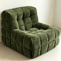Fauteuil convertible modulaire à compression à prix abordable, en mousse à mémoire de forme haute densité, élégant, inclinable, avec éponge douce