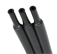 Tube thermorétractable noir à double paroi 3:1, gaine thermorétractable pour câbles