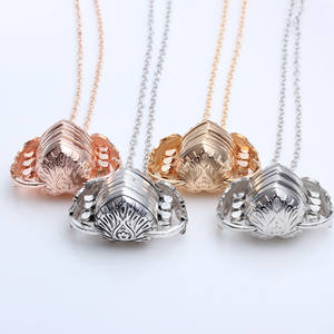 Colliers de bijoux fantaisie, pendentif vintage en forme de boîte photo, <span class=keywords><strong>chaîne</strong></span> hip-hop, collier plaqué <span class=keywords><strong>or</strong></span>, médaillon en alliage pour femmes - Product Image 5