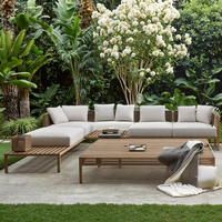 Fauteuils poufs de jardin en forme de lit de piscine, grands fauteuils confortables, ensemble de canapés en aluminium, ensemble de canapés de jardin, tissus de canapés d'extérieur