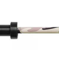 Barre d'haltères professionnelle Rouser Fitness à motif camouflage pour l'entraînement de force et la musculation en salle de sport commerciale