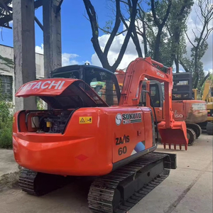 รถขุด zx60ขนาดเล็ก6ตันมือสองได้รับการรับรอง CE พร้อมถังมือสองเครื่องจักรจากญี่ปุ่น - Product Image 1