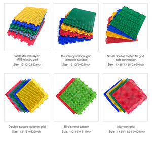 Matériau de qualité supérieure Terrain de basket-ball Double couche Colonne carrée Mig <span class=keywords><strong>Floor</strong></span> Eco Friendly Pp Sports Court Flooring à vendre - Product Image 2