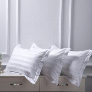 Wholesale Custom Luxury <strong>White</strong> <strong>Stripe</strong> 5 Star Hotel <strong>Bedding</strong> Sets Quilt Cover Pillowcase - Product Image 2
