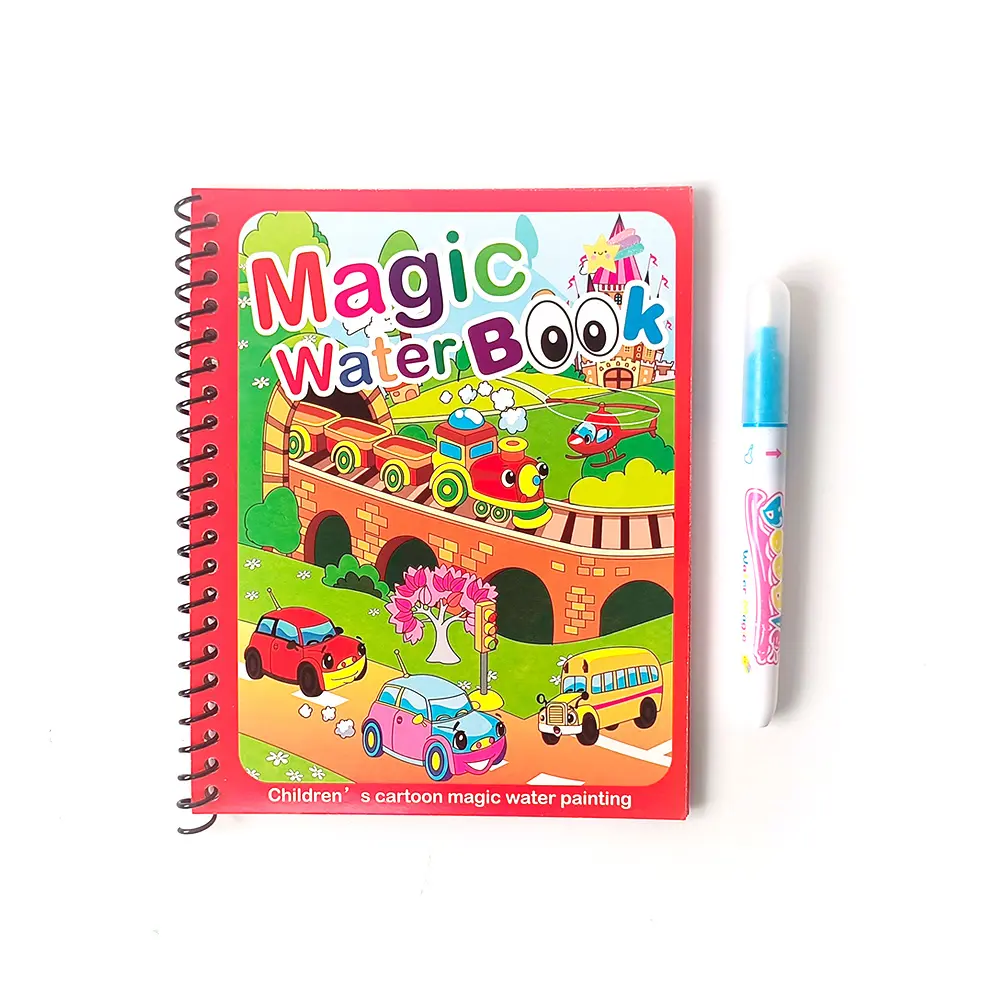 Bán buôn sản phẩm vẽ đồ chơi giáo dục đồ chơi Coloring Sách nước ma thuật cuốn sách với bút nước cho trẻ em