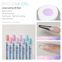 Vendeeni vente en gros gelée acrylique Poly Gel constructeur Gel pour l'extension des ongles 12 couleurs de haute qualité