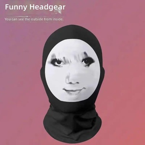 Maschera Cosplay Prank Virale di Internet: Maschera Nezha in Spandex/Poliestere, Stile Hip-hop Audace, Divertente, Stravagante, Pacchetto Emoji Hilarious - Product Image 4