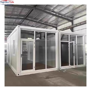 Maison conteneur préfabriquée modulaire portable avec portes et fenêtres pour hébergement temporaire et abris d'urgence - Product Image 5