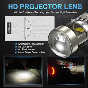 Mise au point d'éclairage voiture led projecteur lentille 48w 5000LM 6500k avec ventilateurs de haute qualité même conception que hid ampoules de brouillard pour H7 H8 <span class=keywords><strong>H4</strong></span> H11 9005 - Product Image 4