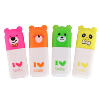 Mini stylo surligneur Kawaii Design pour étudiants, marqueur mignon de couleur claire, fournitures de papeterie pour enfants personnalisées