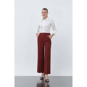 Pantalon droit pour femme - 18243PNT - BOURGONDIEN - Product Image 1