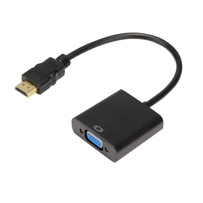 Precio de fábrica 1080P HDTV a VGA Adaptador Macho a Hembra VGA Convertidor para Mac