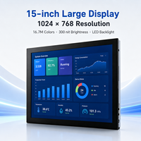 Módulo LCD con Panel Táctil de 15 Pulgadas con Interfaz SPI y Sistema Android para Aplicaciones de Hogar Inteligente