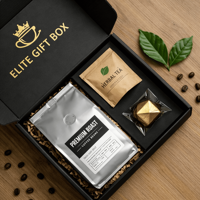 Coffrets cadeaux de café, boîte d'expédition par abonnement, boîte d'expédition en carton ondulé, boîte d'expédition pliable E Flute, emballage personnalisé