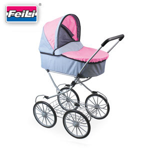 फेई बड़े आकार के ब्रिटिश गुड़िया के लिए बासिनेट और भंडारण टोकरी के साथ 22 इंच गुड़िया गाड़ी तक की गुड़िया के लिए भंडारण की टोकरी - Product Image 1