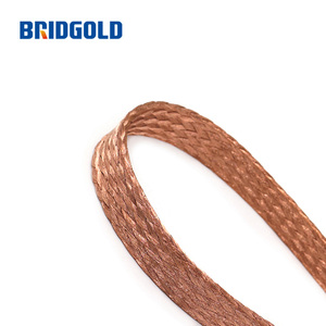 Cavo piatto in rame nudo stagnato intrecciato da <span class=keywords><strong>1</strong></span>,5 mm per messa a terra e schermatura - Product Image 1