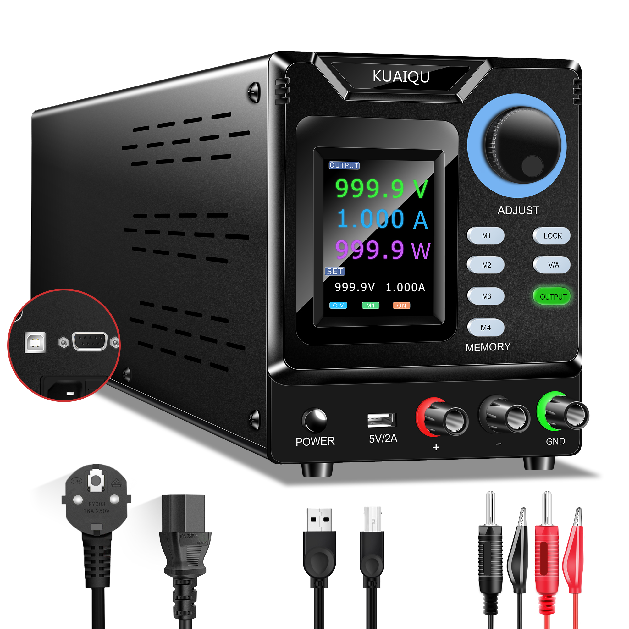 HSPY 220V Lab Switching Adjustable Power Supply 400V/120V/600V/200V 1A