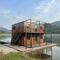 Maison préfabriquée anti-sismique FLKT, maison de luxe en conteneur extensible de 20 pieds ou 40 pieds, maison modulaire pliable, mini-maison, villa
