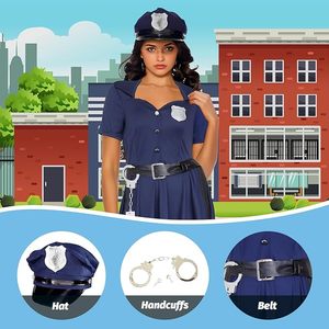 Disfraz <span class=keywords><strong>de</strong></span> Policía <span class=keywords><strong>para</strong></span> <span class=keywords><strong>Mujer</strong></span> Adulta Vestido <span class=keywords><strong>de</strong></span> Oficial con Faldas <span class=keywords><strong>para</strong></span> Cosplay y <span class=keywords><strong>Disfraces</strong></span> <span class=keywords><strong>de</strong></span> <span class=keywords><strong>Halloween</strong></span> - Product Image 5