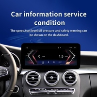 Système Linux pour voiture de 10,25/12,3 pouces pour Mercedes-Benz Classe C W205 S205, lecteur vidéo de navigation CarPlay, Android Auto