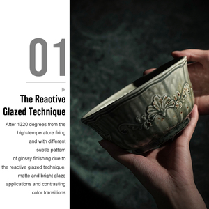 Tazón de Sopa de Fideos <span class=keywords><strong>Ramen</strong></span> de Porcelana Cerámica con Relieve Único, Venta Directa de Fábrica al por Mayor para Restaurantes y Servicios de Catering - Product Image 3