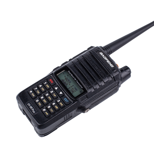 UV-9R PLUS Analog VHF/UHF Dual Band Waterproof Handheld Walkie Talkie 5W Output Power 10KM Range IP67 Rating 128 Channels