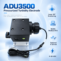 Capteur d'eau à faible turbidité 0-1 NTU, limite de détection 0,005 NTU, à diffusion laser, RS485 Modbus-RTU, électrode en ligne