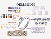 Boucles d'oreilles de luxe personnalisées unisexes en or pur 14 carats, serties de diamants de laboratoire en forme de chaîne, taille brillant, certifiées IGI, pour fiançailles et anniversaire