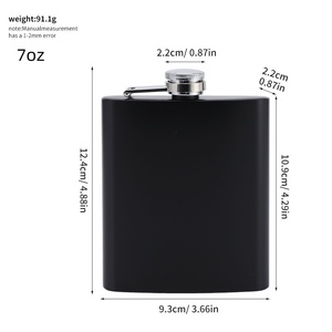 Botella de Vino Personalizada de Acero Inoxidable, Frasco de Acero de 6oz, 7oz, 8oz, Frasco de Bolsillo con Embudo para Viajes, Regalo para Amantes del Whisky - Product Image 3