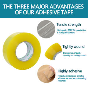 Cinta de Embalaje Autoadhesiva Transparente BOPP SUPER Personalizada, Antiestática, de una Sola Cara, Sensible a la Presión, para Sellado de Cajas - Product Image 4