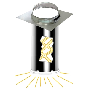 BANFU <span class=keywords><strong>Polycarbonate</strong></span> Skylight Mái Vòm Rõ Ràng Mặt Trời Đường Hầm Ống Skylight Sáng Hơn Ánh Sáng Tự Nhiên - Product Image 1