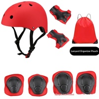 Ensemble de protection en éponge 7 pièces pour enfants, pour le roller et le vélo