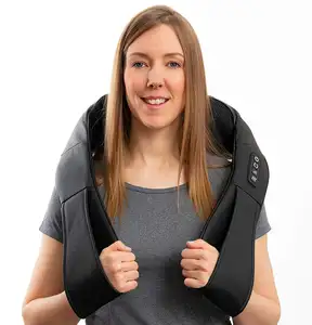 Shiatsu Massage Nước Nóng Knading Trở Lại Và Cổ Vai Massager Vành Đai Shiatsu Cổ Và Trở Lại Massager Với Nhẹ Nhàng Nhiệt