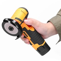 Ensemble d'outils électriques sans fil 12V, meuleuse d'angle multifonction, batterie au lithium, mini-meuleuse d'angle électrique rechargeable industrielle, bricolage