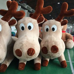 Décoration de Noël extérieure, cerf gonflable en PVC, Air Dancer, imperméable et résistant aux intempéries, multicolore, pour usage commercial - Product Image 5