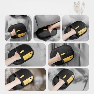 Gants anti-poussière et anti-poils à double action, outil magique manuel <span class=keywords><strong>pour</strong></span> le nettoyage des canapés, des vêtements et des poils d'animaux, vente chaude - Product Image 4