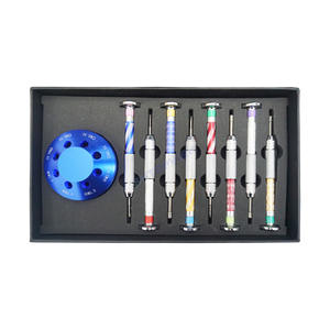 Juego de destornilladores de precisión de acero inoxidable, estuche de herramientas manuales de 1/4 pulgadas para gafas, reloj, reparación de teléfonos móviles, verano 2021 - Product Image 5