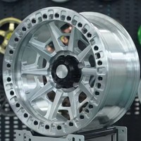 Rines Forjados GW con Acabado Cepillado de 18/19/20/21/22 Pulgadas, Rines Beadlock 6x135 6x139.7 para Ford F150, Silverado 1500, Tacoma, Tundra, Ram 1500