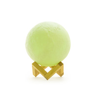 Diffuseur d'huiles essentielles à ultrasons, aromathérapie, alimenté par USB, portable, utilisation en hôtel, en plastique, en forme de lune, avec lumière nocturne changeante de couleur