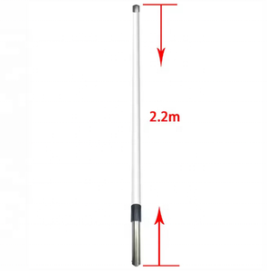 เสาอากาศภายนอกอาคาร BF220U ขนาด 2.2 เมตร UHF 400-470MHz แบบรอบทิศทาง 8.5dBi เสาอากาศไฟเบอร์กลาสแข็งแรง พร้อมหัวต่อ N-Female หรือ UHF-Female - Product Image 2